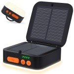 Sinvitron Solar Camping Lantern with 5 Light Modes