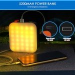 Sinvitron Solar Camping Lantern with 5 Light Modes