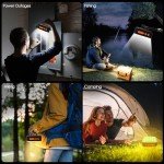Sinvitron Solar Camping Lantern with 5 Light Modes
