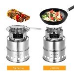 Portable Stainless Steel Camping Wood Stove