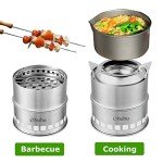 Ohuhu Portable Stainless Steel Camping Stove