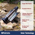 4Patriots Solar Water Boiler: Portable Thermos for Adventures