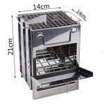 Portable Foldable Camping Stove and Grill