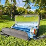 HIOSUNSTOVE Portable Solar Oven for Outdoor Cooking