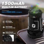 2-Pack Solar Camping Fan and Lantern Combo