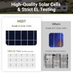 100W Polycrystalline Solar Panel for Off-Grid Use