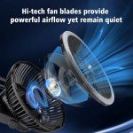 Rechargeable Camping Fan with LED Lantern 10000mAh
