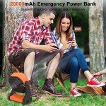 KITWLEMEN Rechargeable Camping Fan and Lantern Combo