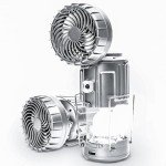 Solar-Powered Camping Lantern with Fan and Charger