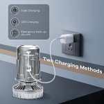 Solar-Powered Camping Lantern with Fan and Charger