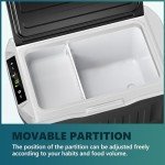 12V Portable Refrigerator and Freezer for Travel