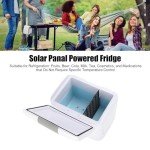 Asixxsix Portable Solar Powered Mini Fridge