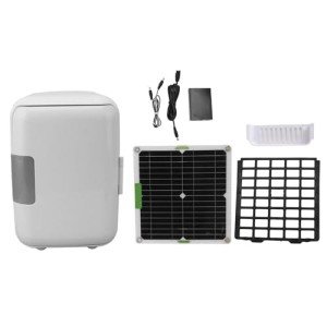 Solar Powered Mini Fridge with 50W Panel