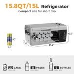 Setpower FC15 Portable 15L Car Refrigerator & Freezer