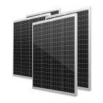 100W 12V Waterproof Solar Panel - 4 Pack