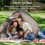 T-SUNiceM 12V Electric Car Fridge, 28 Quart