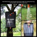 Ailker 5 Gallon Solar Camping Shower Bag - 2 Pack