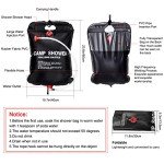 Ailker 5 Gallon Solar Camping Shower Bag - 2 Pack