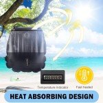 KIPIDA 5 Gallon Solar Camping Shower Bag