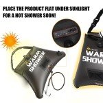 Suvast 4 Gallon Solar Shower for Camping