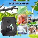 KIPIDA 5 Gallon Solar Camping Shower Bag