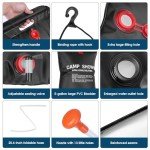 Solar Camp Shower Bag for Outdoor Adventures