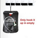 RISEPRO 5 Gallon Solar Shower Bag with Temp Indicator