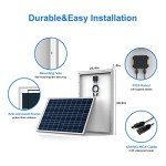 ACOPOWER 100W 12V High-Efficiency Solar Panel