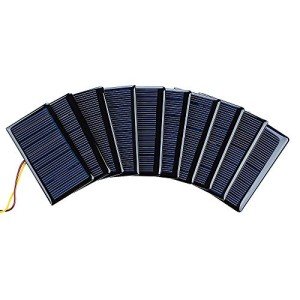 10-Pack 5V Mini Polycrystalline Solar Panels for DIY