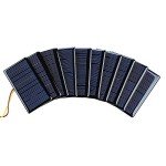 10-Pack 5V Mini Polycrystalline Solar Panels for DIY