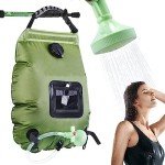 HISFFOG 5 Gal Solar Shower Bag for Camping