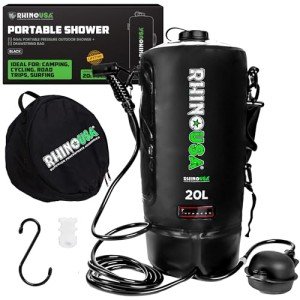 Rhino USA 5 Gal Portable Solar Camp Shower