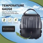 HISFFOG 5 Gal Solar Shower Bag for Camping