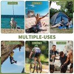 HISFFOG 5 Gal Solar Shower Bag for Camping