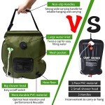 Portable 5 Gallon Solar Shower Bag for Outdoor Fun