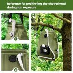 5 Gal Solar Camping Shower Bag with Hose