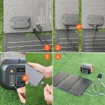 30W Portable Solar Charger for Camping Adventures