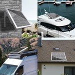 50W 12V Solar Panel Kit with Adjustable Mount