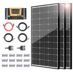 300W Monocrystalline Solar Panel Kit with Controller