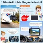 Magnetic Solar Wireless Backup Camera - 7" HD 1080P