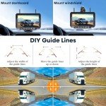 Magnetic Solar Wireless Backup Camera - 7" HD 1080P