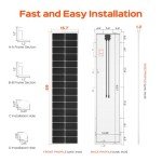 Rich Solar 130W Monocrystalline Solar Panel 2-Pack