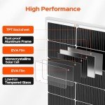 Rich Solar 130W Monocrystalline Solar Panel 2-Pack