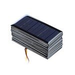 10-Pack 5V Mini Polycrystalline Solar Panels for DIY