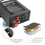 RV Power Converter with Smart 4-Stage Charger