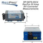 RecPro 55 Amp RV Power Converter & Charger