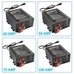 RV Power Converter with Smart 4-Stage Charger