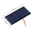 10-Pack 5V Mini Polycrystalline Solar Panels for DIY