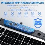 25W Solar Battery Charger & Maintainer with MPPT