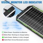 25W Solar Battery Charger & Maintainer with MPPT